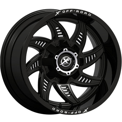 XF Offroad XF-206 Black Milled Wheel