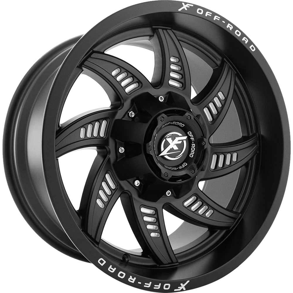 XF Offroad XF-206 Black Milled Wheel