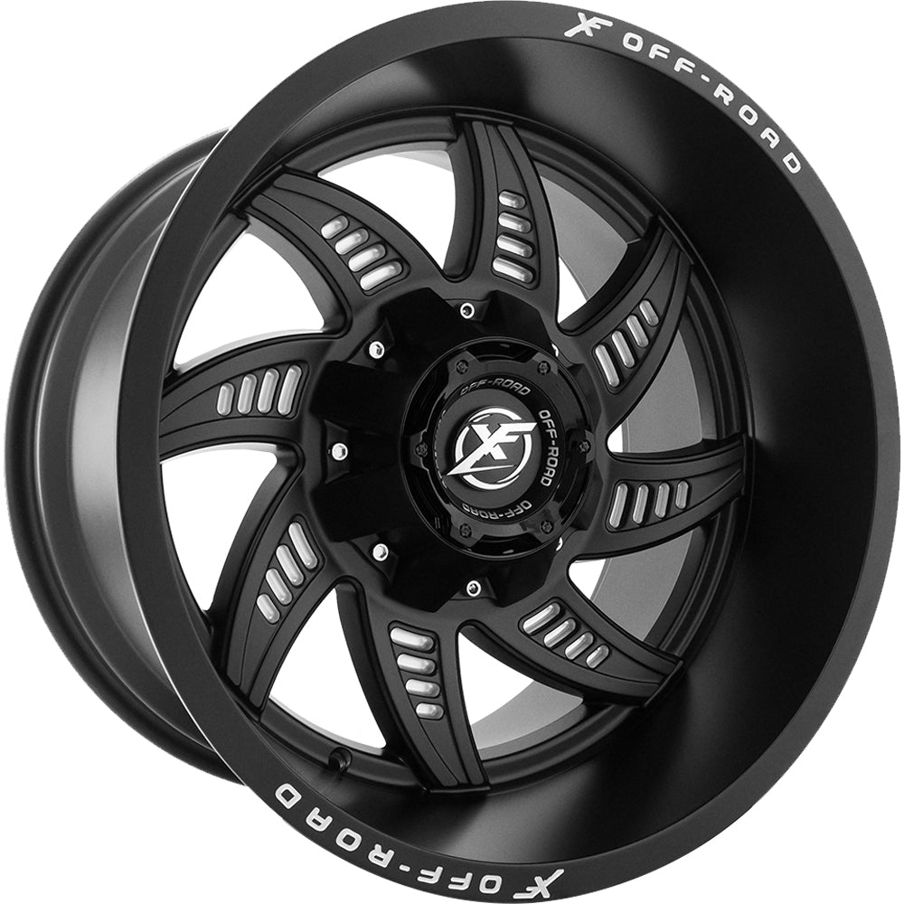 XF Offroad XF-206 Black Milled Wheel