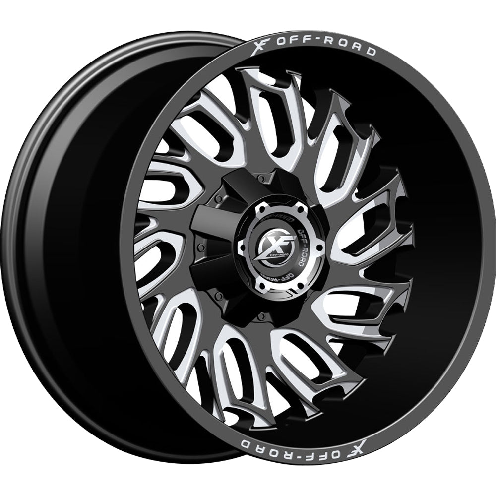 XF Offroad XF-207 Black Milled Wheel