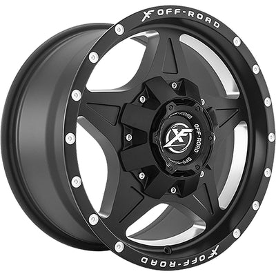 XF Offroad XF-210 Black Milled Wheel
