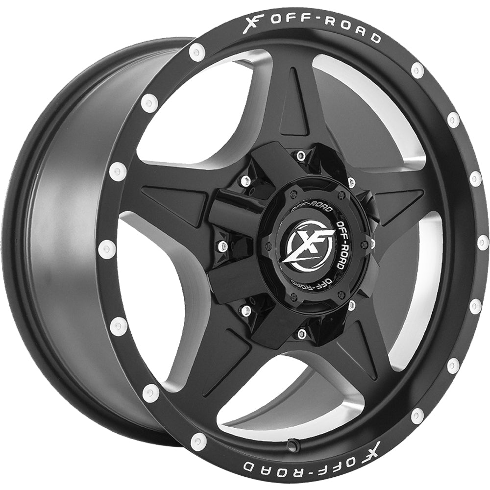 XF Offroad XF-210 Black Milled Wheel
