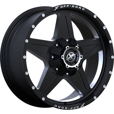 XF Offroad XF-210 Black Milled Wheel