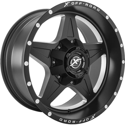 XF Offroad XF-210 Black Milled Wheel