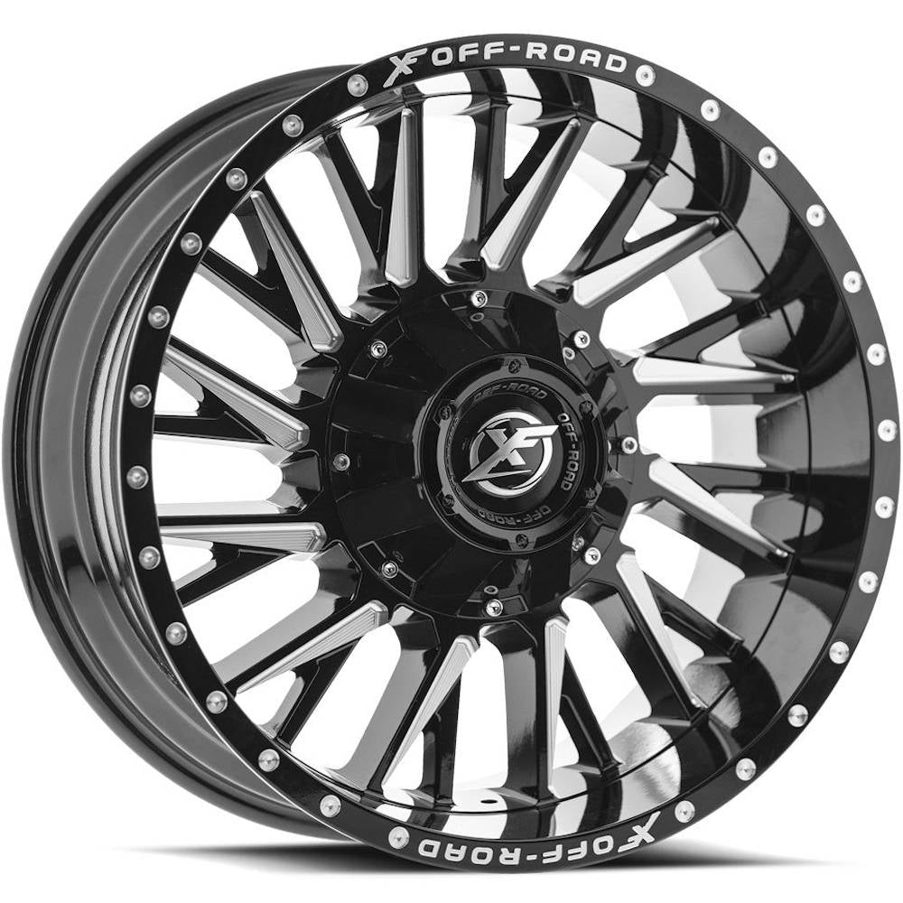 XF Offroad XF-226 Black Milled Wheel