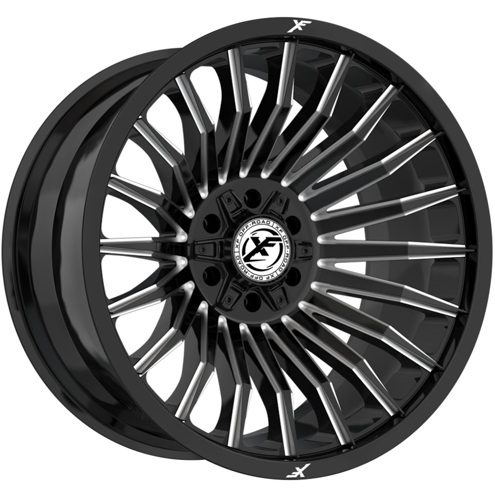 XF Offroad XF-231 Black Milled Wheel