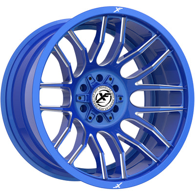 XF Offroad XF-232 Blue Milled Wheel