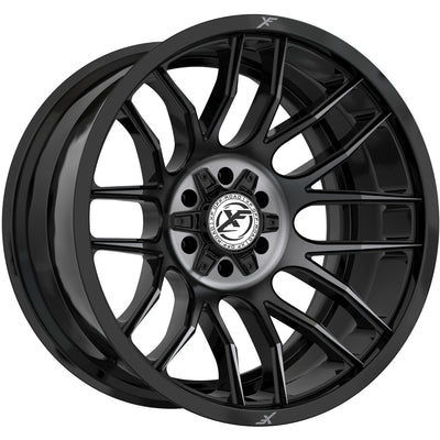 XF Offroad XF-232 Black Machined Wheel