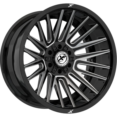 XF Offroad XF-234 Black Milled Wheel