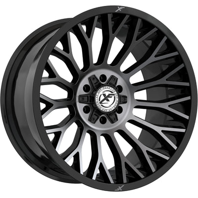XF Offroad XF-237 Black Machined Wheel
