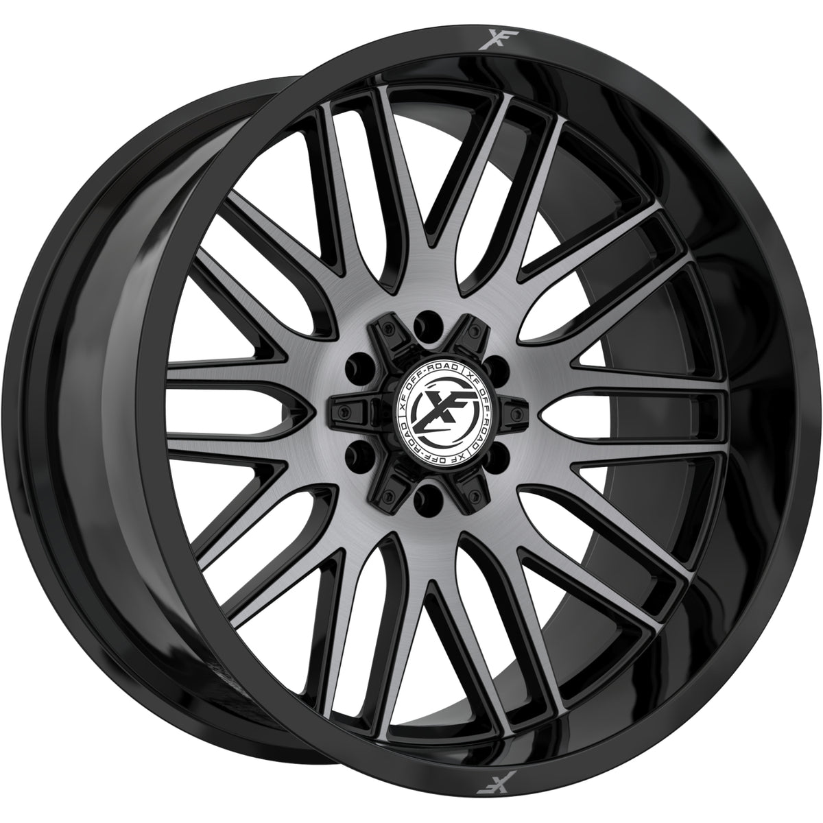 XF Offroad XF-240 Black Brushed Wheel