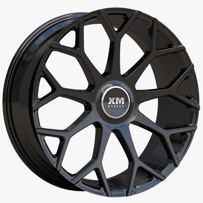 XM Street XM-608X Gloss Black Wheel