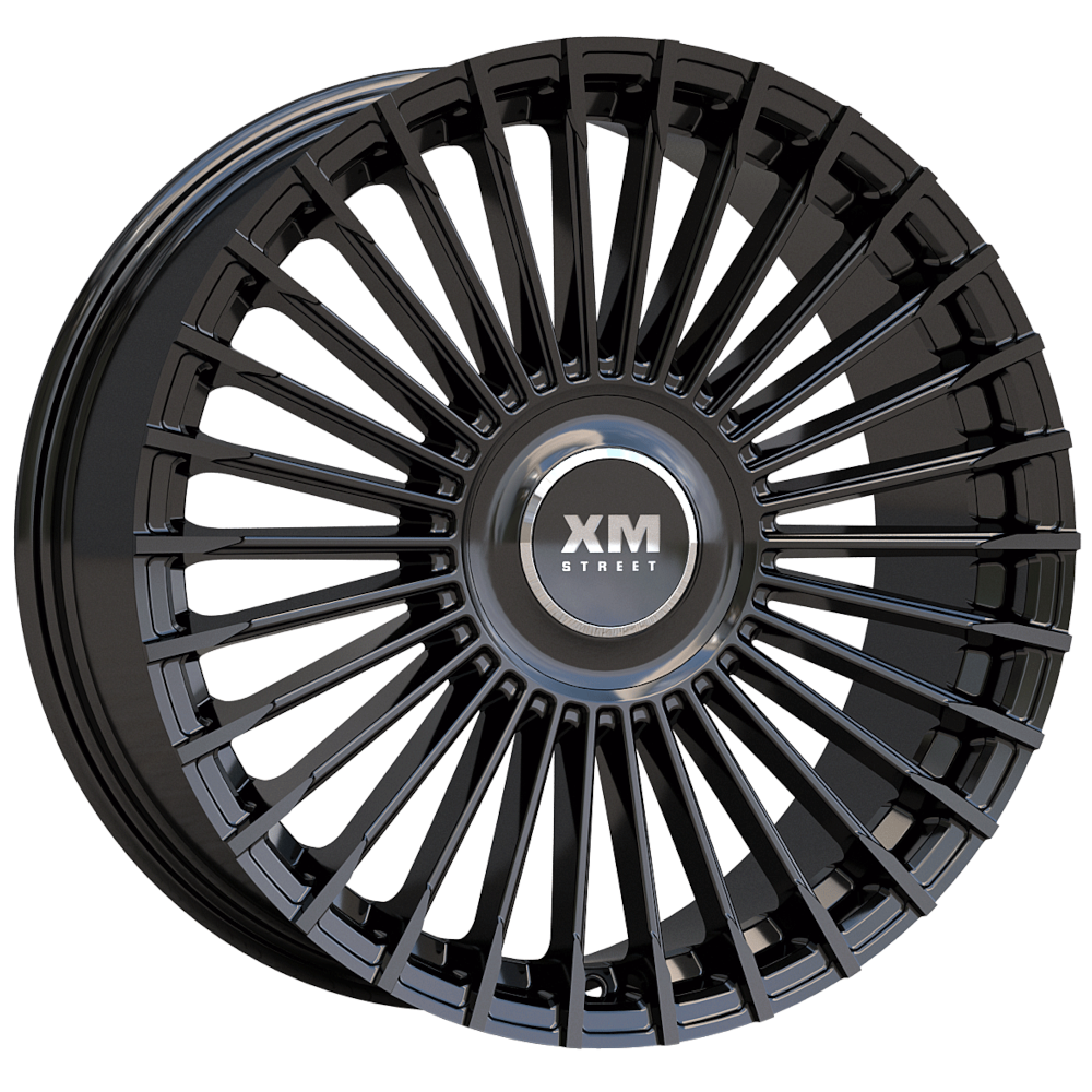 XM Street XM-611 Gloss Black Wheel