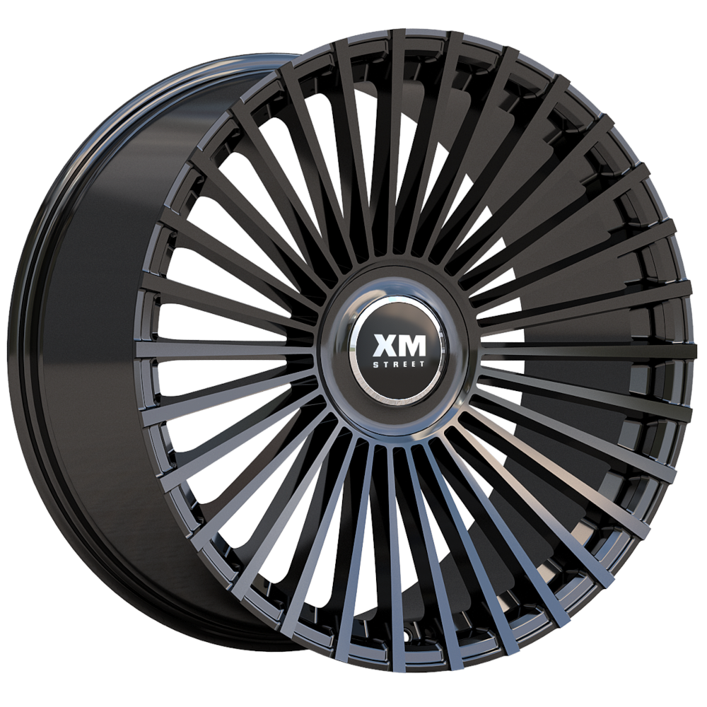 XM Street XM-612 Gloss Black Wheel