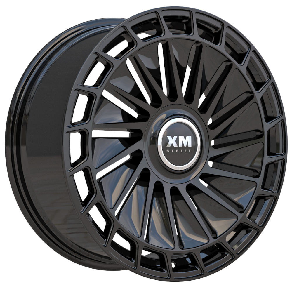 XM Street XM-614 Gloss Black Wheel