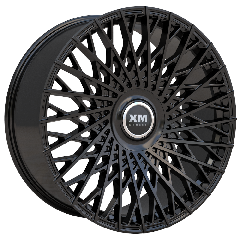 XM Street XM-615 Gloss Black Wheel