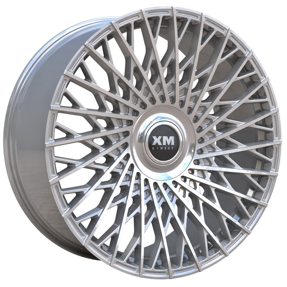 XM Street XM-615 Silver Brushed Wheel