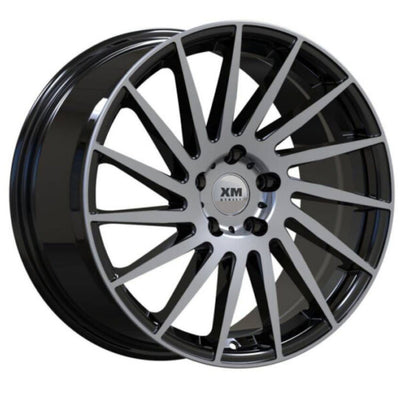 XM Street XM-818 Black Machined Wheel