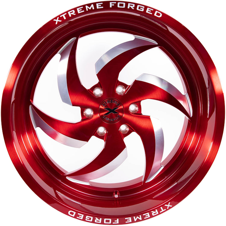 Xtreme Force XF010 Red Machined Wheel