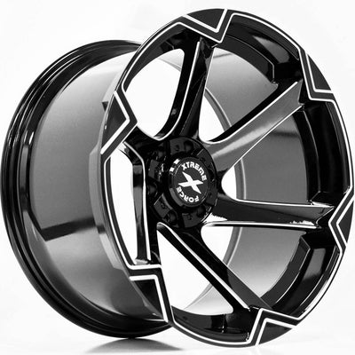 Xtreme Force XF11 Black Milled Wheel