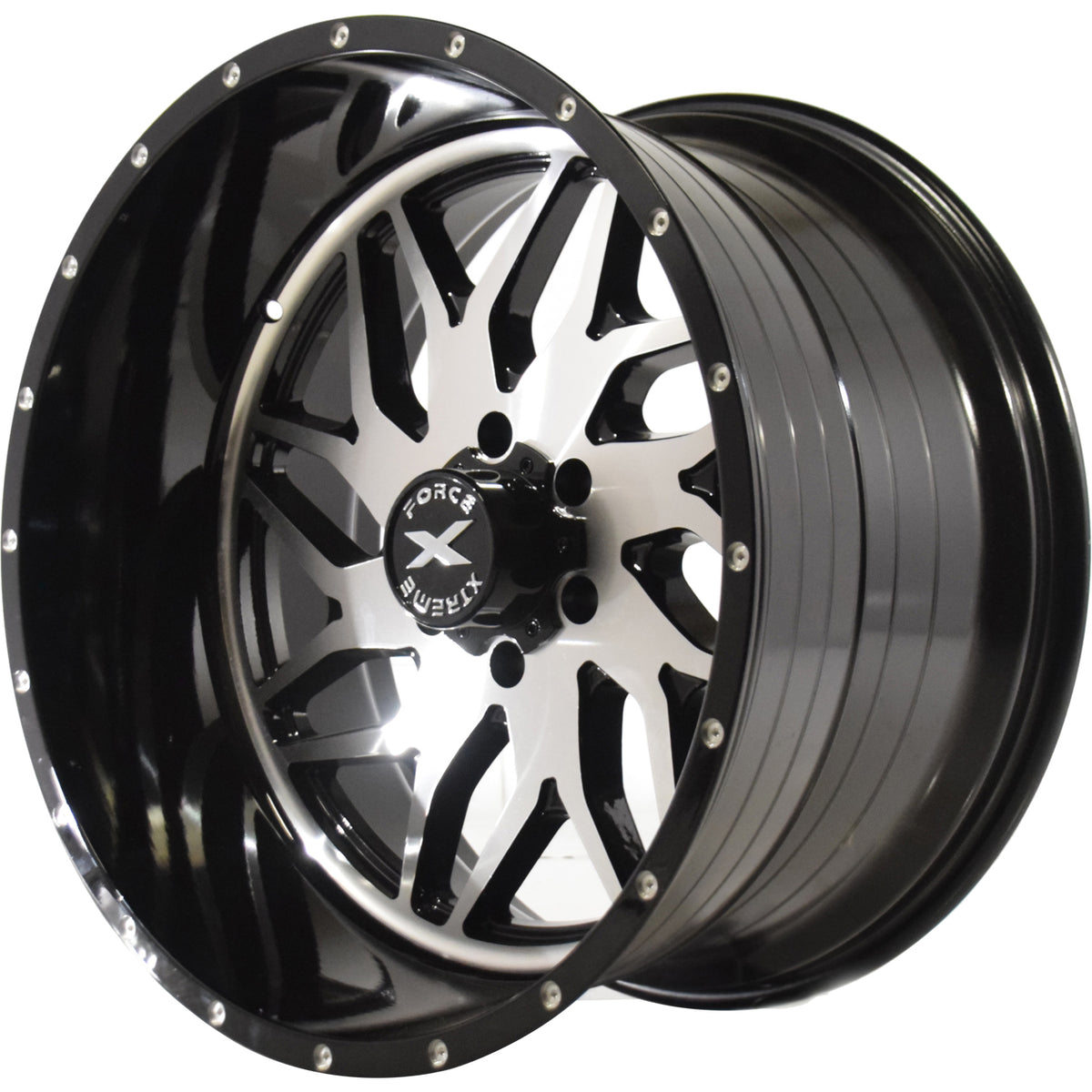 Xtreme Force XF2 Black Machined Wheel