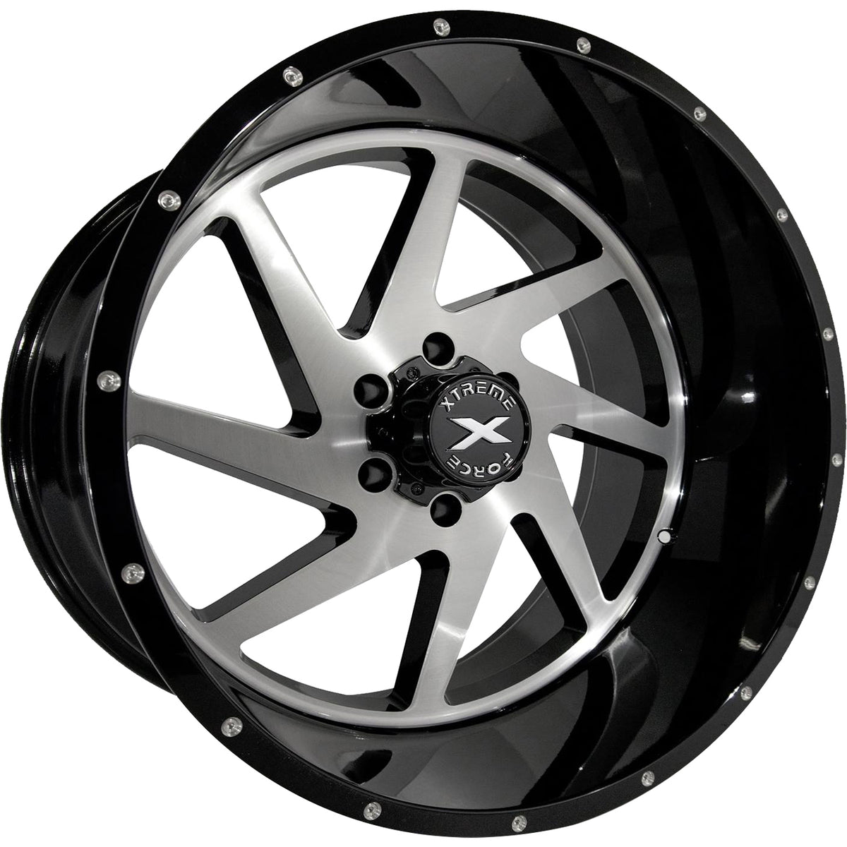 Xtreme Force XF6 Black Brushed Wheel