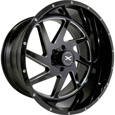 Xtreme Force XF6 Black Milled Wheel