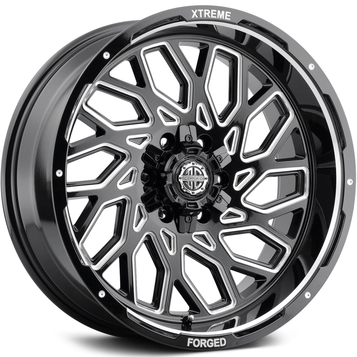 Xtreme Forged XF10 Black Milled Wheel