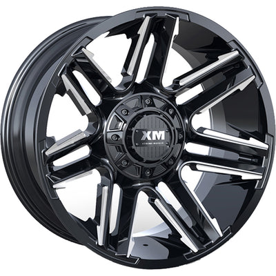 Xtreme Mudder XM-314 Black Milled Wheel
