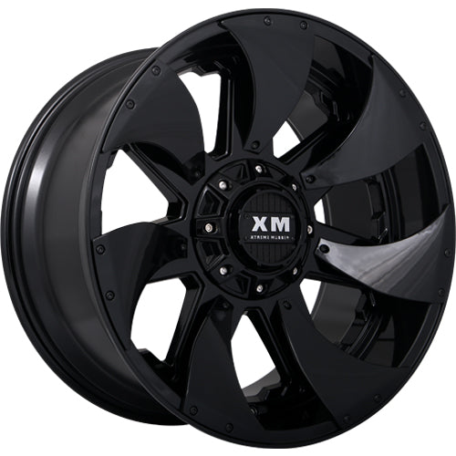 Xtreme Mudder XM-326 Black Wheel