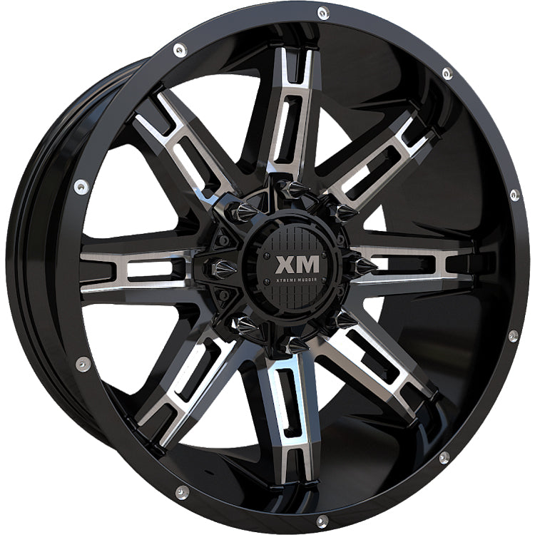 Xtreme Mudder XM-335 Black Wheel