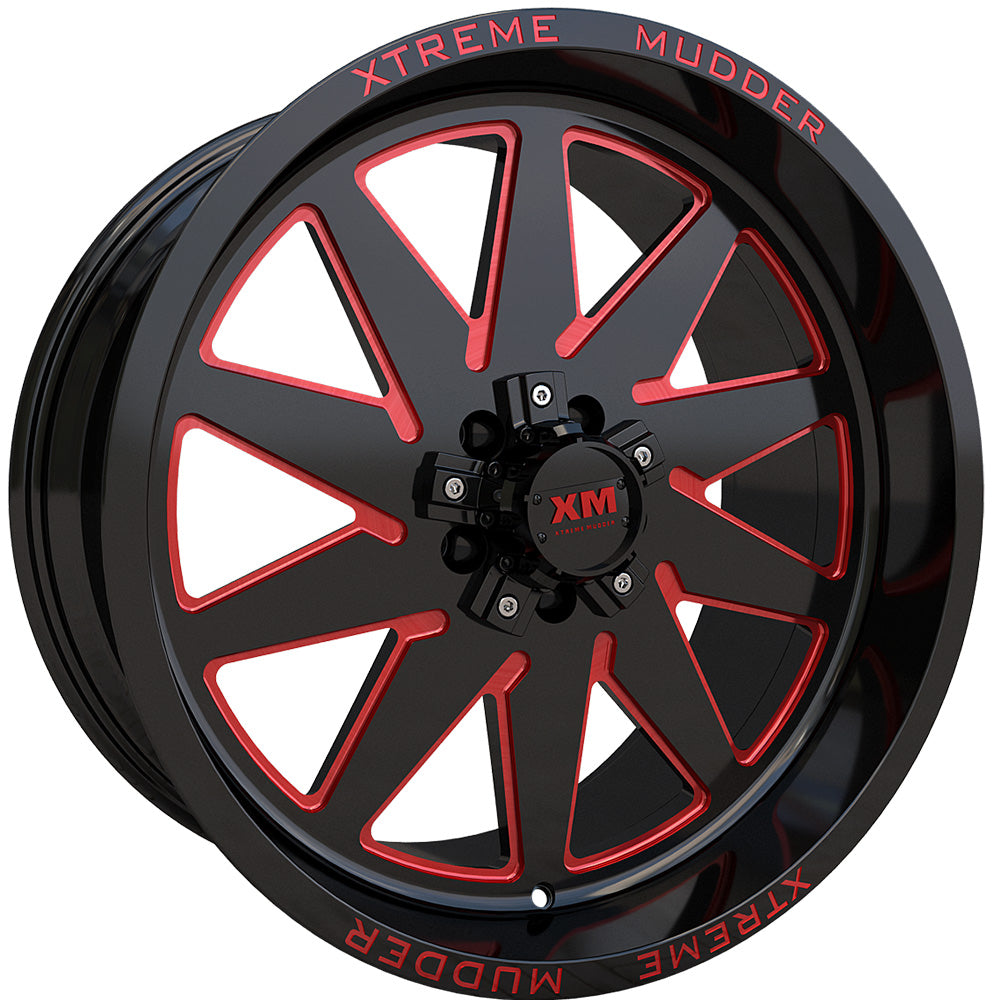 Xtreme Mudder XM-348 Black Wheel