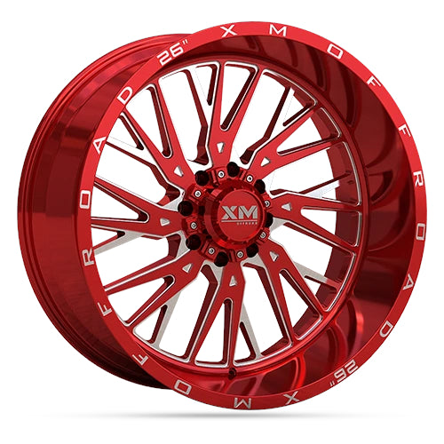 Xtreme Mudder XM-354 Red Milled Wheel