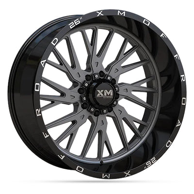 Xtreme Mudder XM-354 Gunmetal Wheel