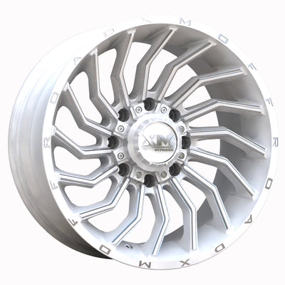 Xtreme Mudder XM-356 White Milled Wheel