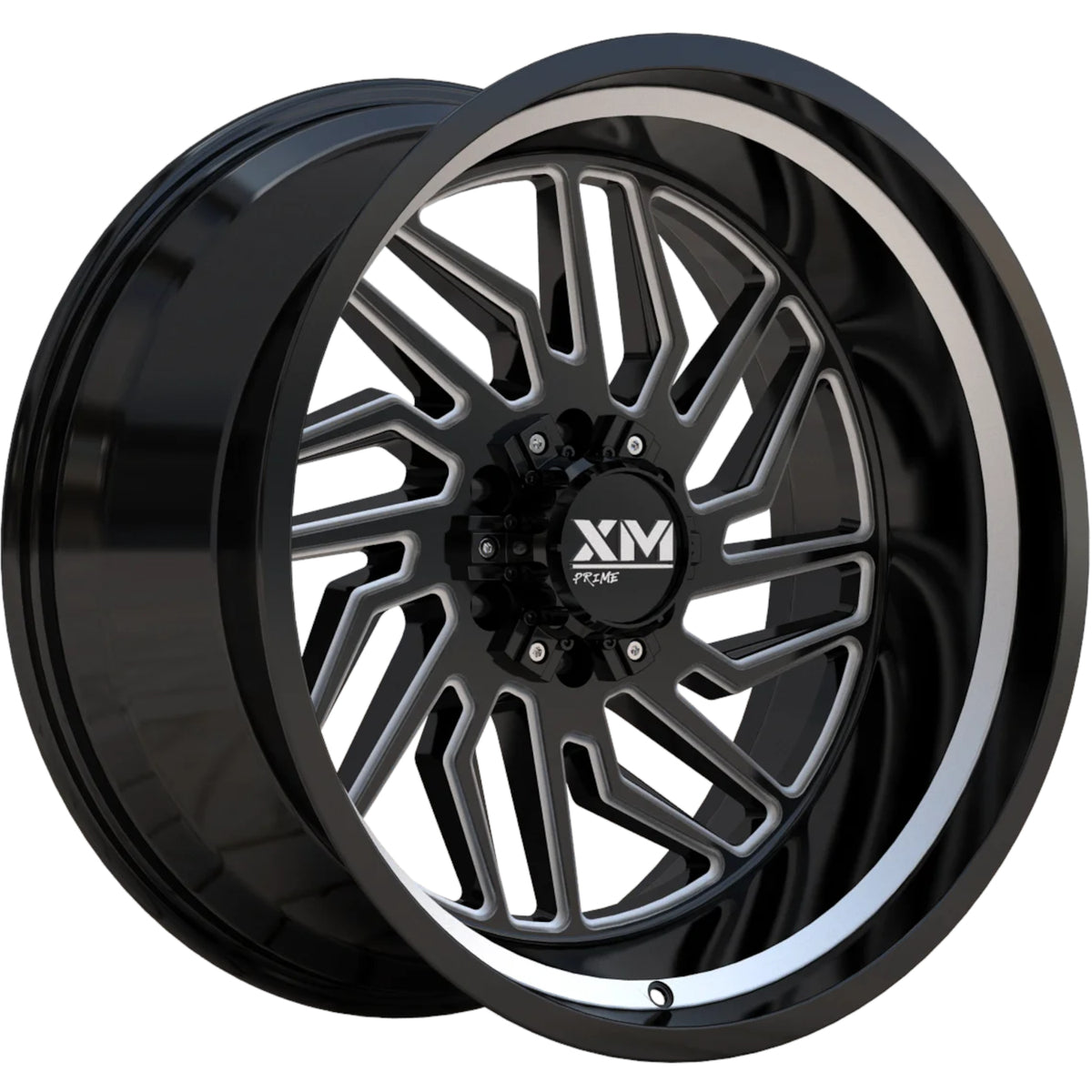 Xtreme Mudder XM-500 Black Milled Wheel