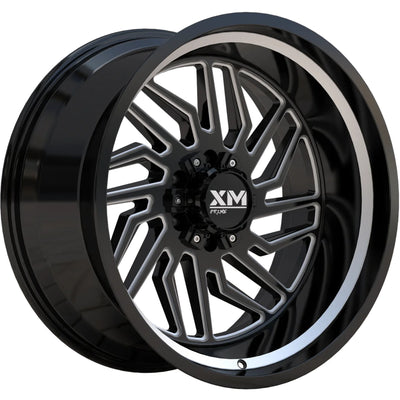 Xtreme Mudder XM-500 Black Milled Wheel