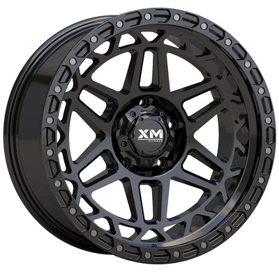 Xtreme Mudder XM-700 Gloss Black Wheel