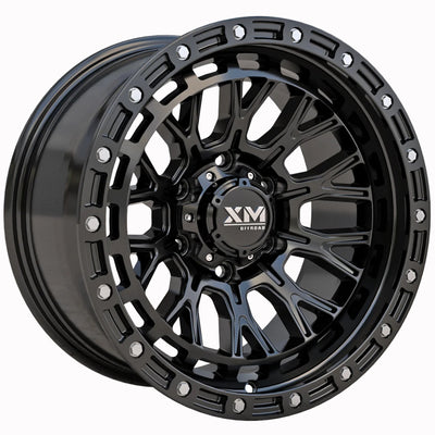 Xtreme Mudder XM-702 Gloss Black Wheel