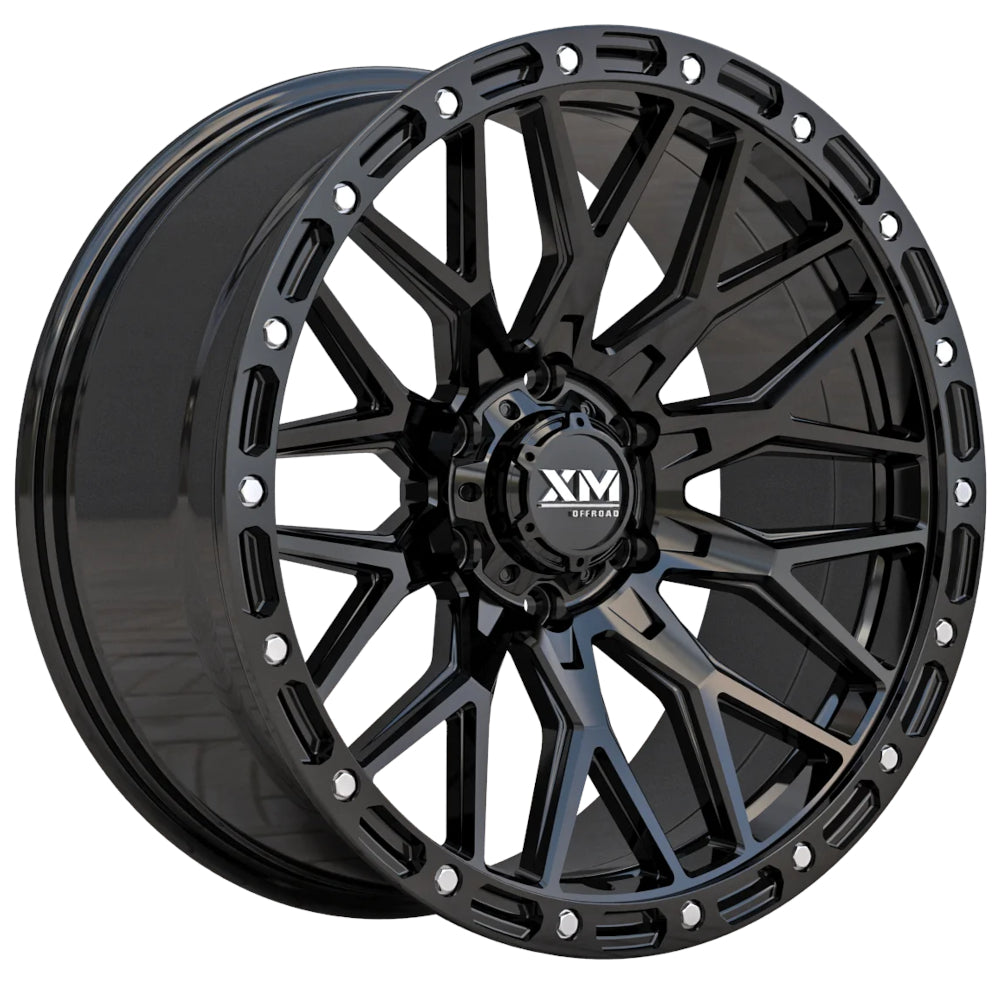 Xtreme Mudder XM-704 Gloss Black Wheel
