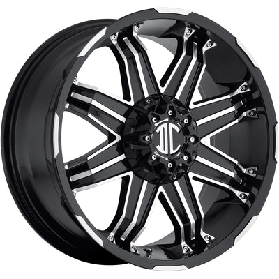 Xtreme NX-7 Black Machined Wheel