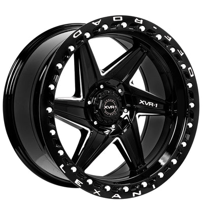 XVR1 Offroad Karma Black Milled Wheel
