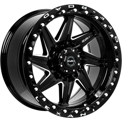 XVR1 Offroad Karma Black Milled Wheel