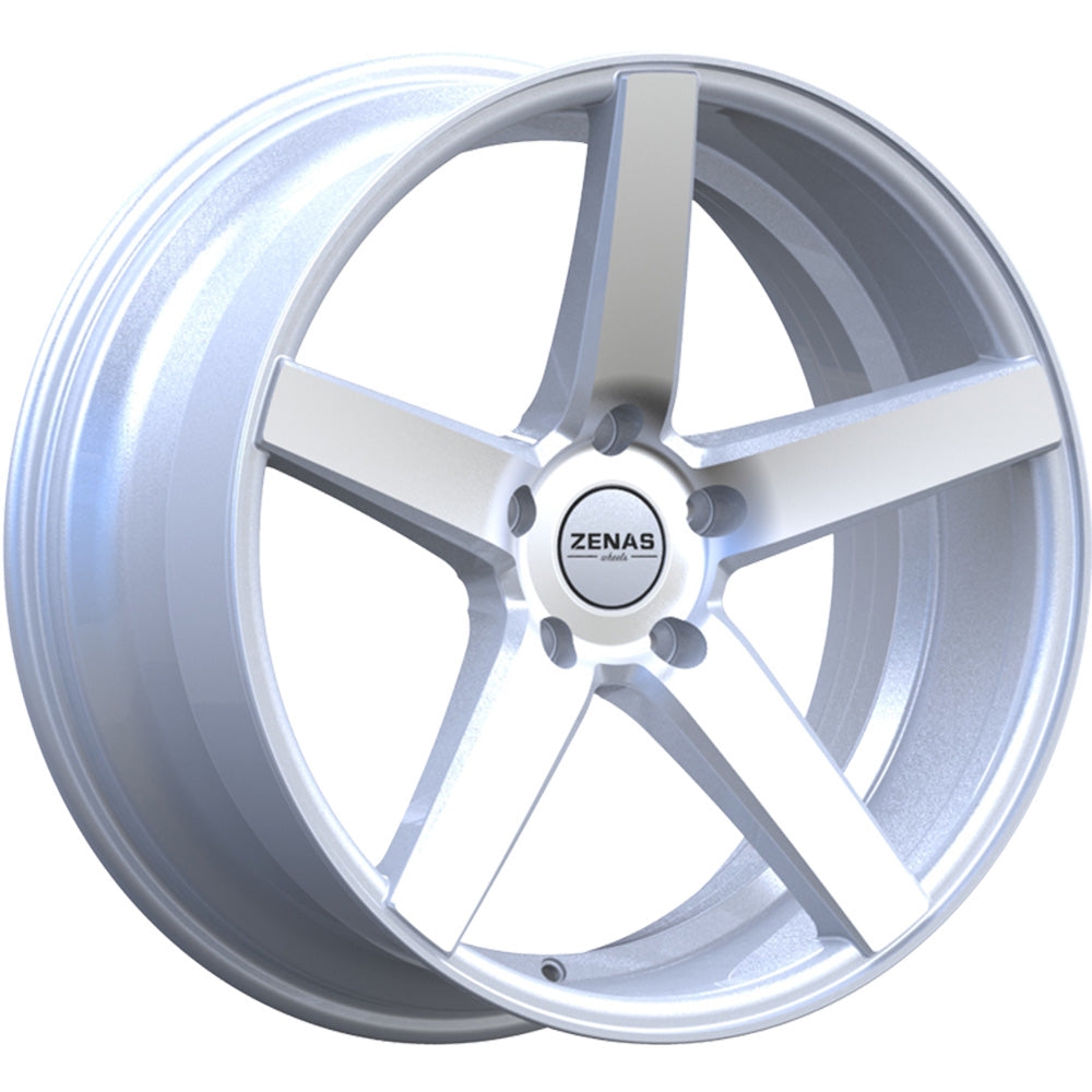 Zenas ZW02 Silver Machined Wheel