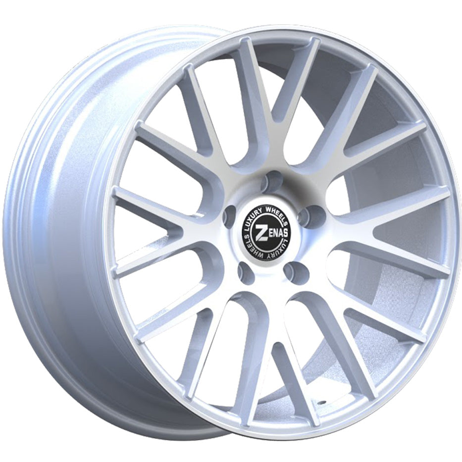 Zenas ZW03 Hypersilver Machined Wheel