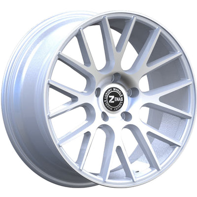 Zenas ZW03 Hypersilver Machined Wheel