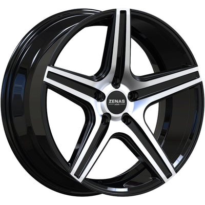 Zenas ZW06 Black Machined Wheel