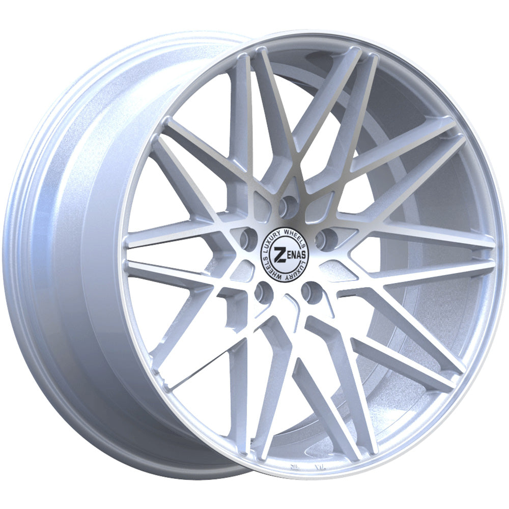 Zenas ZW08 Hypersilver Machined Wheel