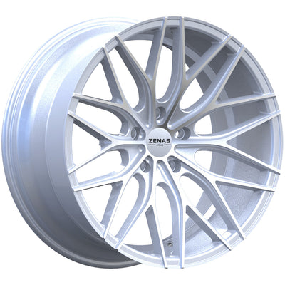 Zenas ZW10 Silver Machined Wheel