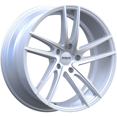 Zenas ZW11 Silver Machined Wheel